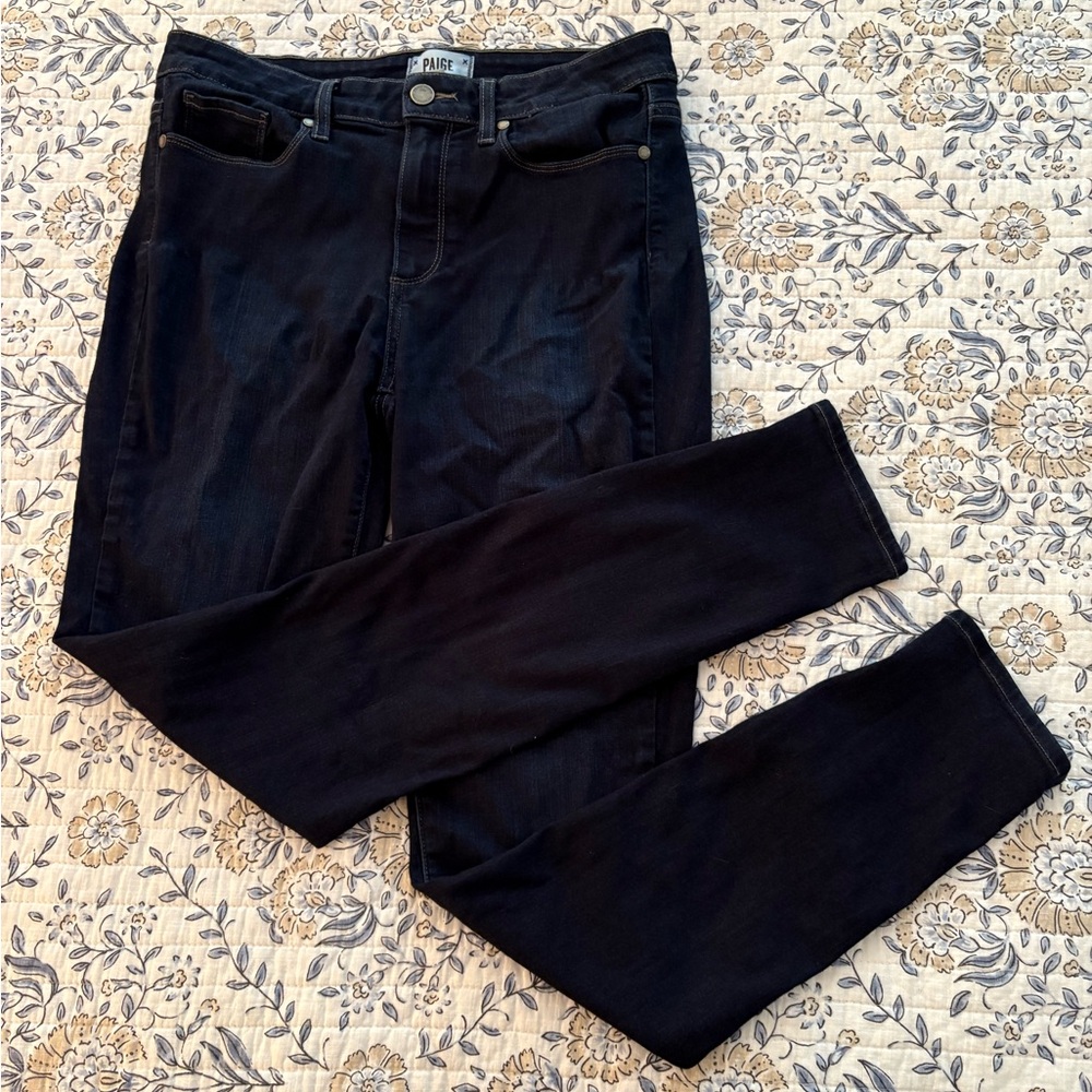 PAIGE Dark Wash Denim Jeans